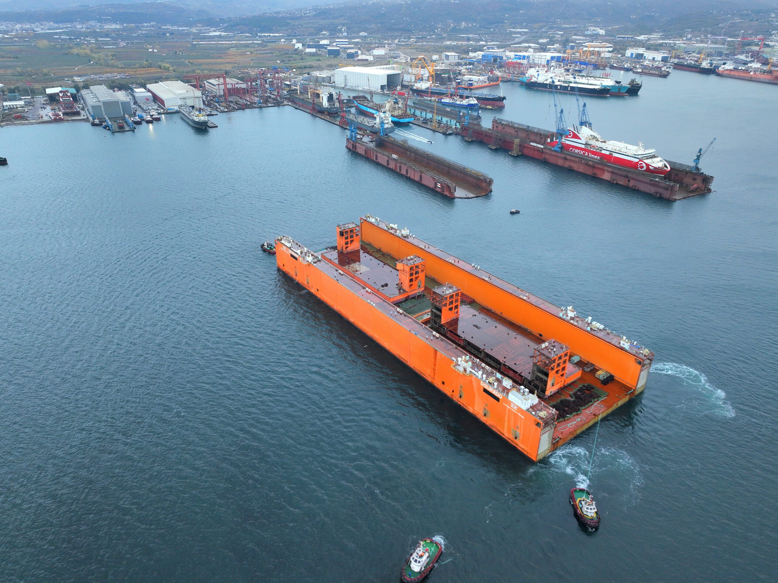 Besiktas Shipyard Acquires Record-Breaking Floating Dock to Expand Its Capacity